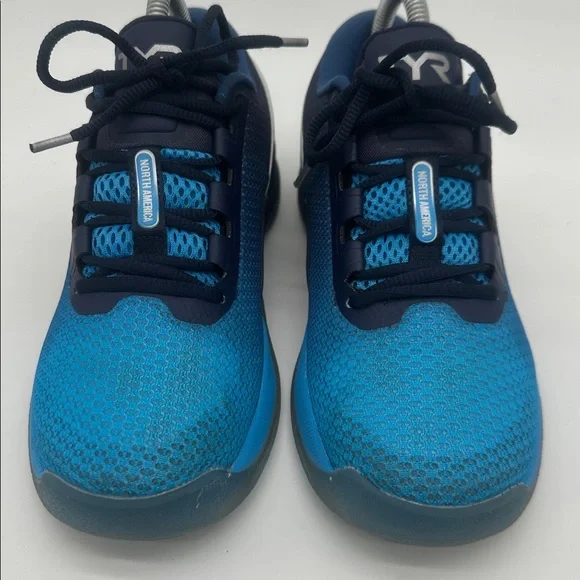 TYR CXT-2 WZA Unisex Wodapalooza Blue Lace Up Workout Shoes Women Size 7 Men 5.5 - Picture 8 of 16